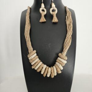 Coastal Roots Jute Necklace Set